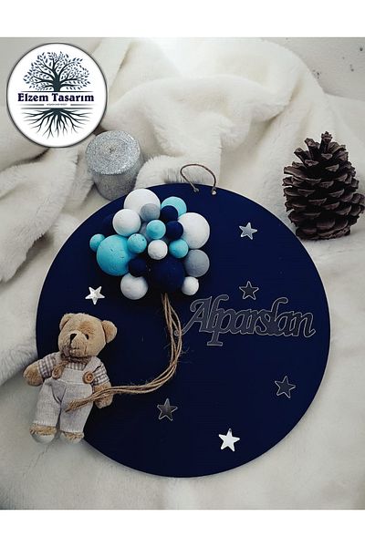ahşap diyarı Newborn Room - Wooden Decoration