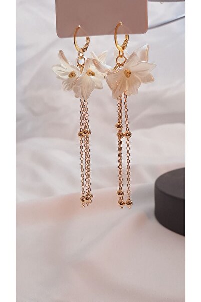 DD accessories Çiçekli Sallantılı Küpe