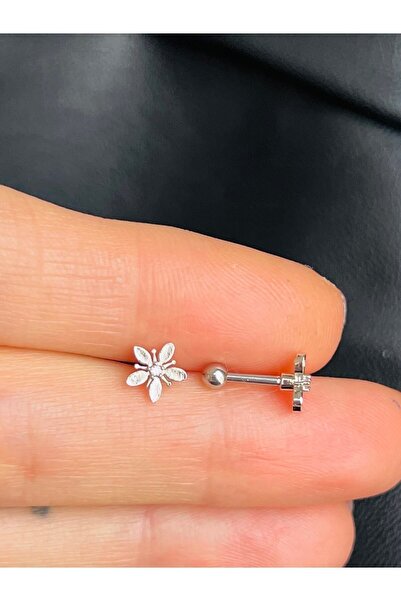 BY DİLEK ÇETİN ACCESSORY Çelik Kıkırdak Helix Tragus Piercing(1adet)