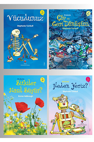 Tübitak Yayınları منشورات TUBITAK مجموعة كتب القراءة الأولى مكونة من 4 كتب (B...