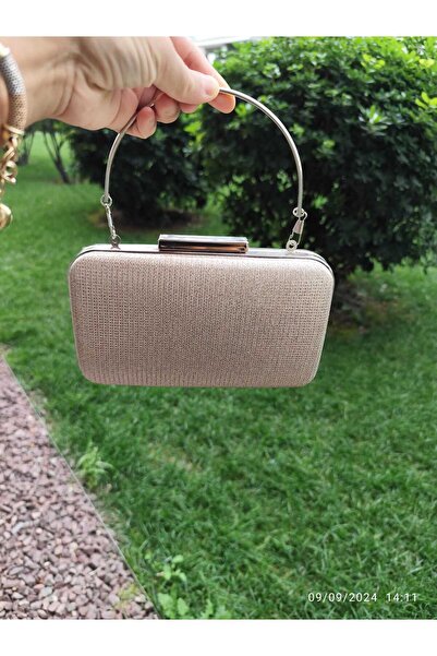 lowell home حقيبة سهرة موديل جديد منقوشة لامعة - Lwh Home