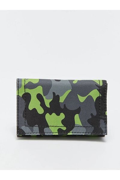 LC Waikiki LCW ACCESSORIES Camouflage Printed Boy's Wallet