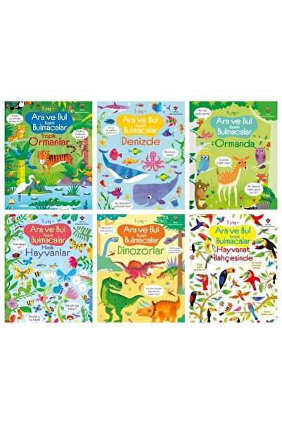 Tübitak Yayınları Ara ve Bul Resimli Bulmacalar - Minik Hayvanlar - Ormanda -...