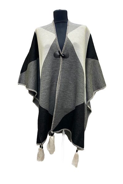 mim eşarp Akmoda Thick Winter Knitwear Long Poncho