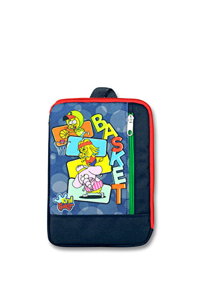 ÜMİT ÇANTA 10'' / 11'' Inç Kral Şakir Lisanslı Desenli Ön Cepli Ipad Çocuk Ta...