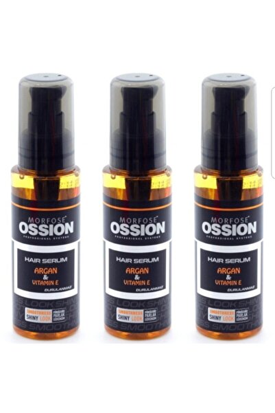 Ossion Morfose Argan Yağlı Saç Serumu 75ml X 3 Adet