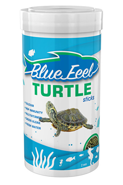 AMORE Turtle Food Sticks 125ml, Bluefeel 100ml Su Kaplumbağası Yüzen Yemi, Multivitamin