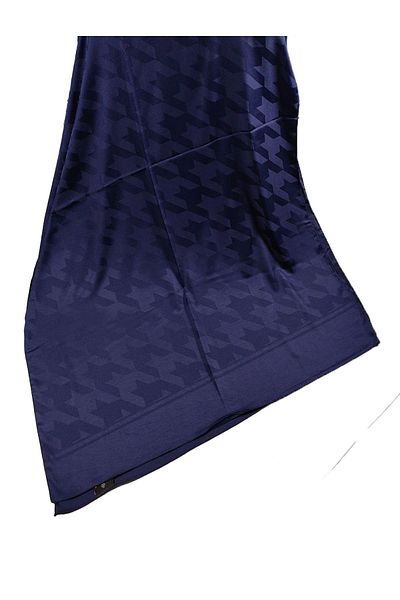 mim eşarp Emproyal Silver Jacquard Crowbar - Σάλι 75x190 cm
