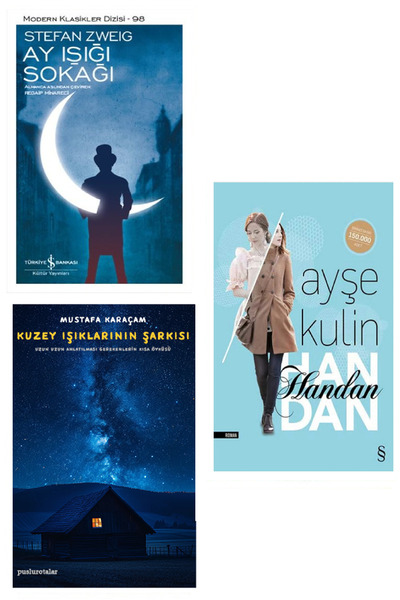 TÜRKİYE İŞ BANKASI KÜLTÜR YAYINLARI Handan - Ayşe Kulin + Ay Işığı Sokağı + K...