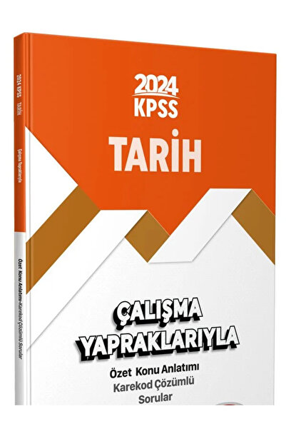 Data Yayınları 2024 KPSS Çalışma Yapraklarıyla Tarih