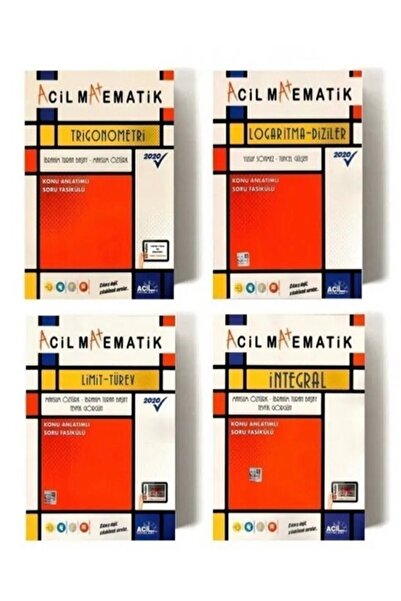 Maksimum Acil Acil Yayınları Ayt Matematik Fasikül Set Logaritma Trigonometri Limit Türev Integral Set 2026 Yeni