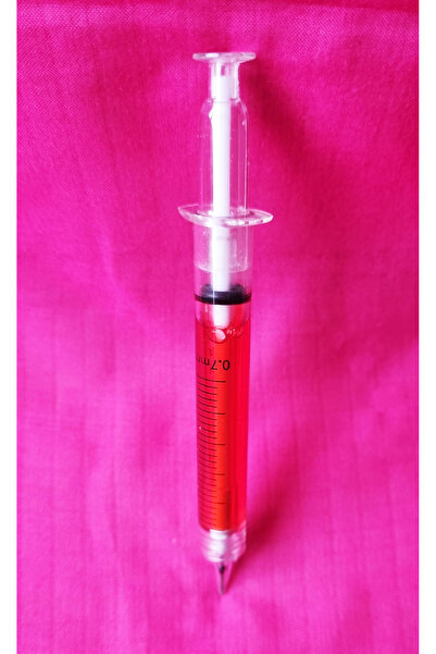 Modellino Şırınga Şekil 07 Uçlu Kalem - Renk Seçenekli 1 Adet