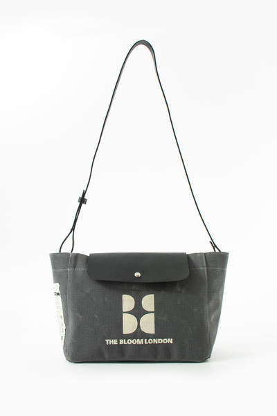 the bloom london حقيبة كلاتش زيتونية داكنة