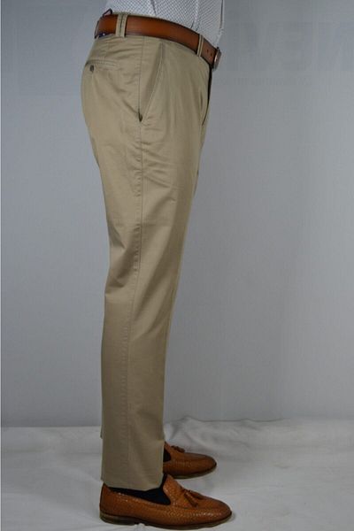 Bomonti Ανδρικό Παντελόνι Duz Cotton Oversize Beige