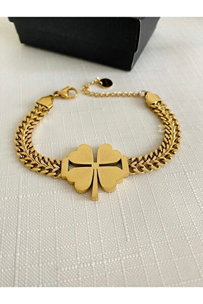 SERAMOR سوار البرسيم بسلسلة من الفولاذ المقاوم للتشويه