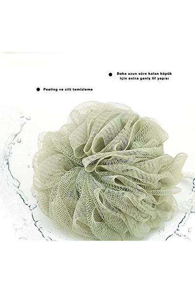 BRCTOPTAN 35 Gr Natural Pompom Bath Washcloth - Soft Ball Washcloth