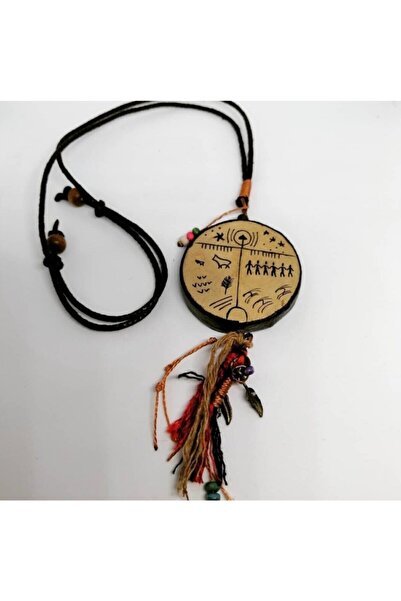 Kayrakarakutu Şaman Davulu(kam Davulu) Kolye