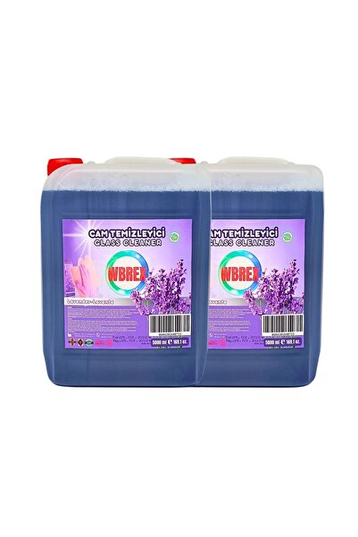 WBREX Profesyonel Cam Temizleyici 5 Lt * 2 Adet Lavanta Kokulu Ekonomik Boy