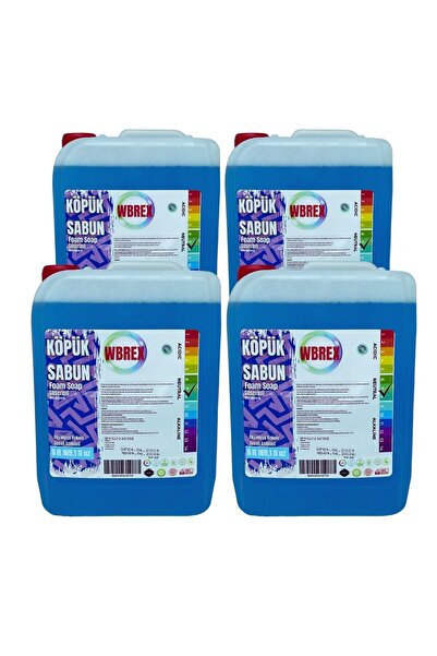 WBREX Gliserinli Köpük Sabun 5 lt * 4 Adet Boy Okyanus Kokulu