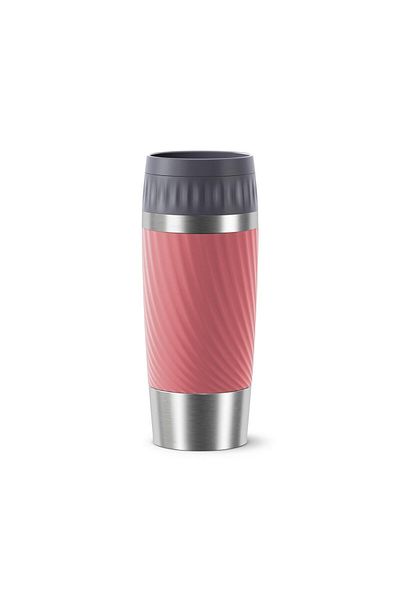 TEFAL N2011610 Travel Mug Easy Twist 0.36 Liter Capacity Leakproof Red Thermos -3110600438