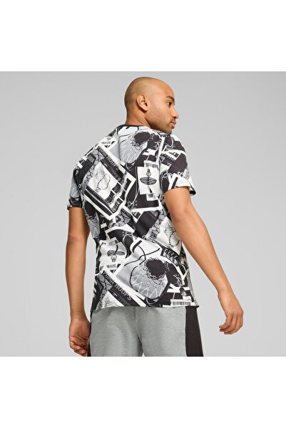 Puma Ανδρικό μπλουζάκι με στρογγυλή λαιμόκοψη Winning Shot Aop