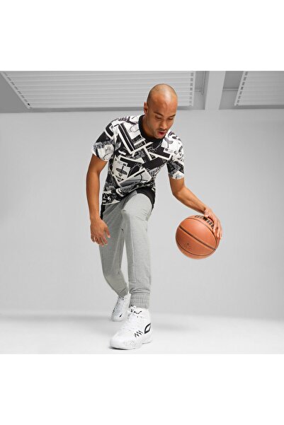 Puma Ανδρικό μπλουζάκι με στρογγυλή λαιμόκοψη Winning Shot Aop