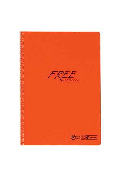 KESKİN COLOR حاد A5 Pp غطاء حلزوني دفتر مجاني 100 Ypمخطط