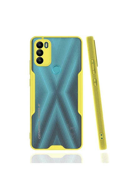 Ardemix General Mobile 21 Plus Case Zore Parfe Cover - Red