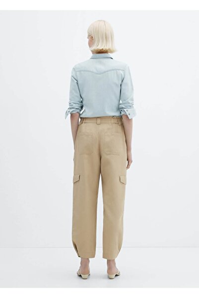 MANGO Woman Keten kargo pantolon