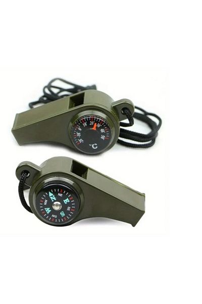 BulutRetail Multifunctional Emergency Whistle with Compass