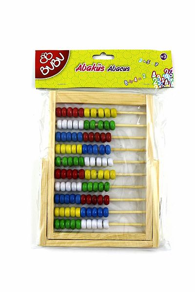 Bubu Bu-bu Mishap Wooden Abacus 19.2x15.5 Cm -aa0001
