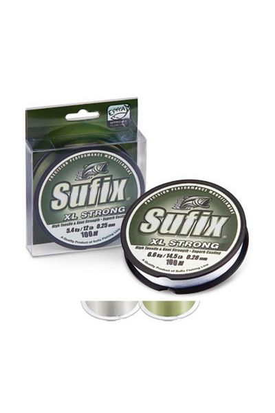 SUFIX XL Strong Transparent Fishing Line - 0,20 Mm.100 Mt