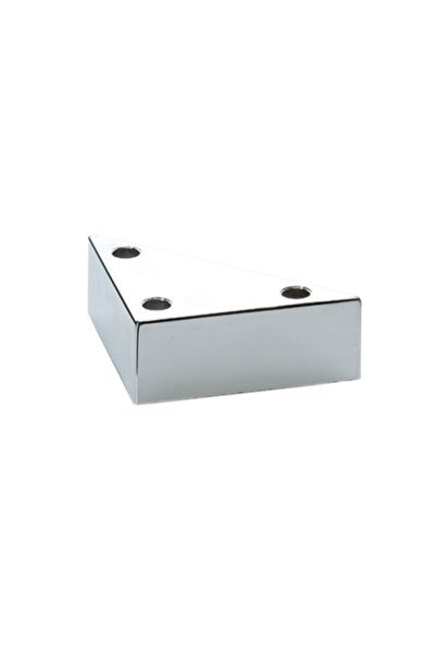 Adilon Triunghi, Picior de Mobilier Piramidal 3 Cm Alb