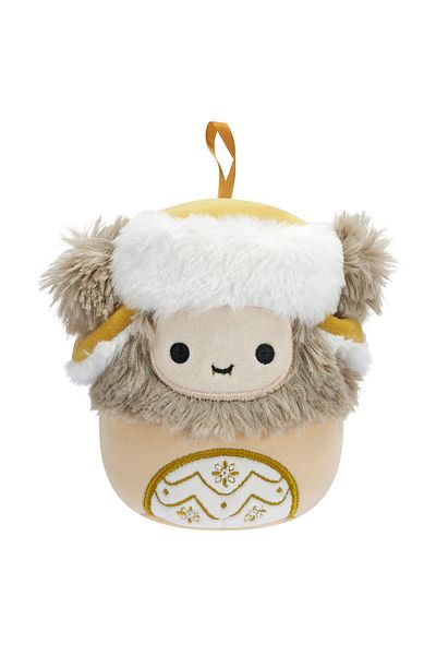 Squishmallows Yılbaşı Süsü - Yeti Dray 10cm