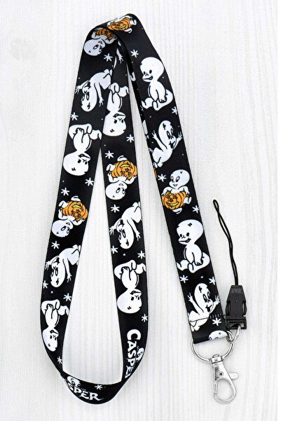 Apptakı Sevimli Hayalet Casper Yaka Kartı Boyun Askı İpi Telefon Askı İpi - A...