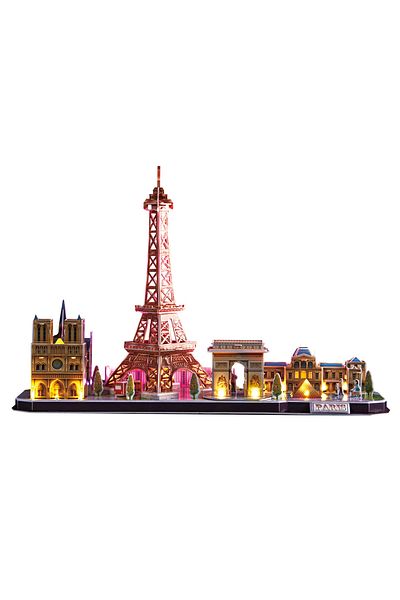 Cubic Fun Paris Led Lighted 3D Puzzle 115 Pieces