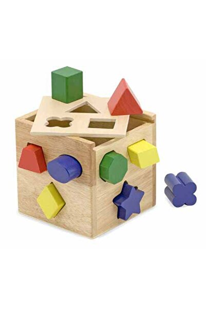 Melissa & Doug لغز مكعبات خشبية من ميليسا ودوج