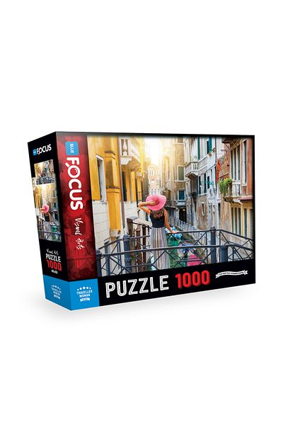 Blue Focus 1000 Piece Puzzle - Travel Woman (TRAVELLER WOMAN)