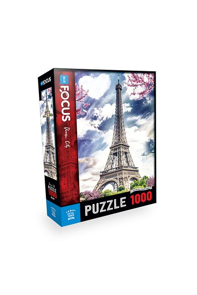 Blue Focus 1000 Parça Puzzle - Eyfel Kulesi (EİFFEL TOWER)