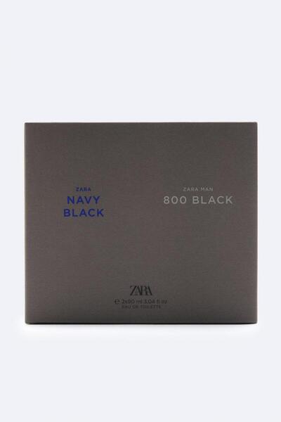 Zara Man Navy Black Man 800 Black Edt 2x 90ml