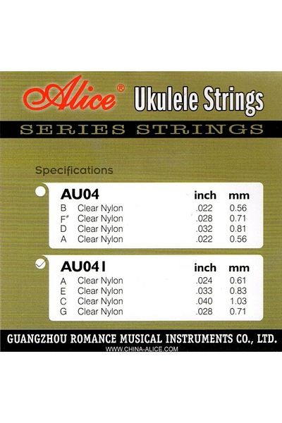 Alice Au041 Ukulele Takım Tel (ORİJİNAL ÜRÜNDÜR)
