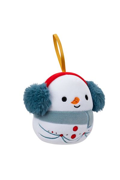 Squishmallows Christmas Ornament - Snowman Manny 10cm
