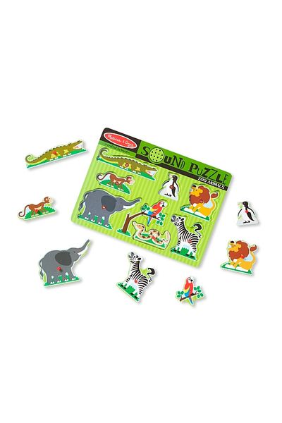 Melissa & Doug Melissa And Doug Wooden Sound Puzzle - Zoo