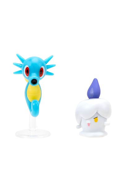 Pokemon - Set Of 2 Action Figures, (LITWICK & HORSEA) S15