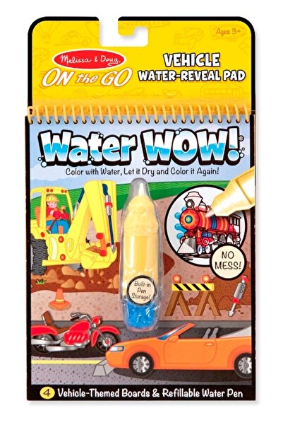 Melissa & Doug Melissa and Doug Water Wow! Su ile Boyama Kitabı - Araçlar