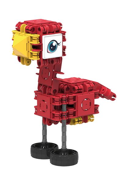 CLICFORMERS مجموعة الحرف اليدوية الحمراء - 25 قطعة