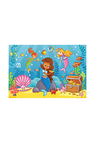 Blue Focus 50 Parça Puzzle - Deniz Kızı (Mermaid)