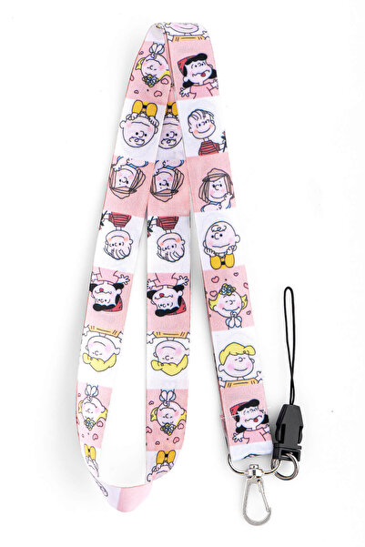 Apptakı Çocuk Desenli Yaka Kartı Boyun Askı İpi Telefon Askı İpi - ASK0222