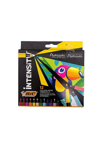 Bic Intensity Premium 12 Color Felt Tip Pen 977891