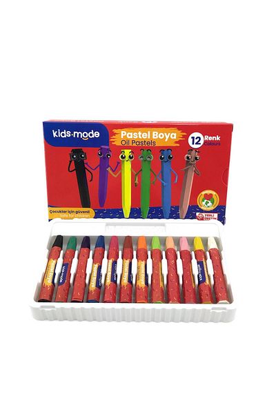 Kids Mode Pastel Boya 12'li